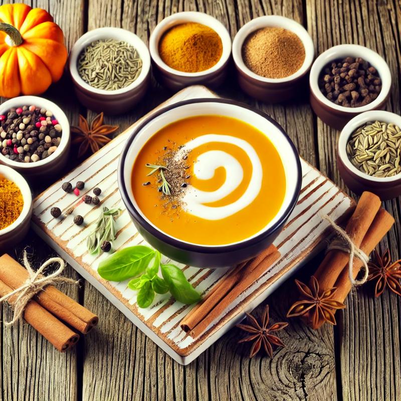 Doprawianie zupy krem